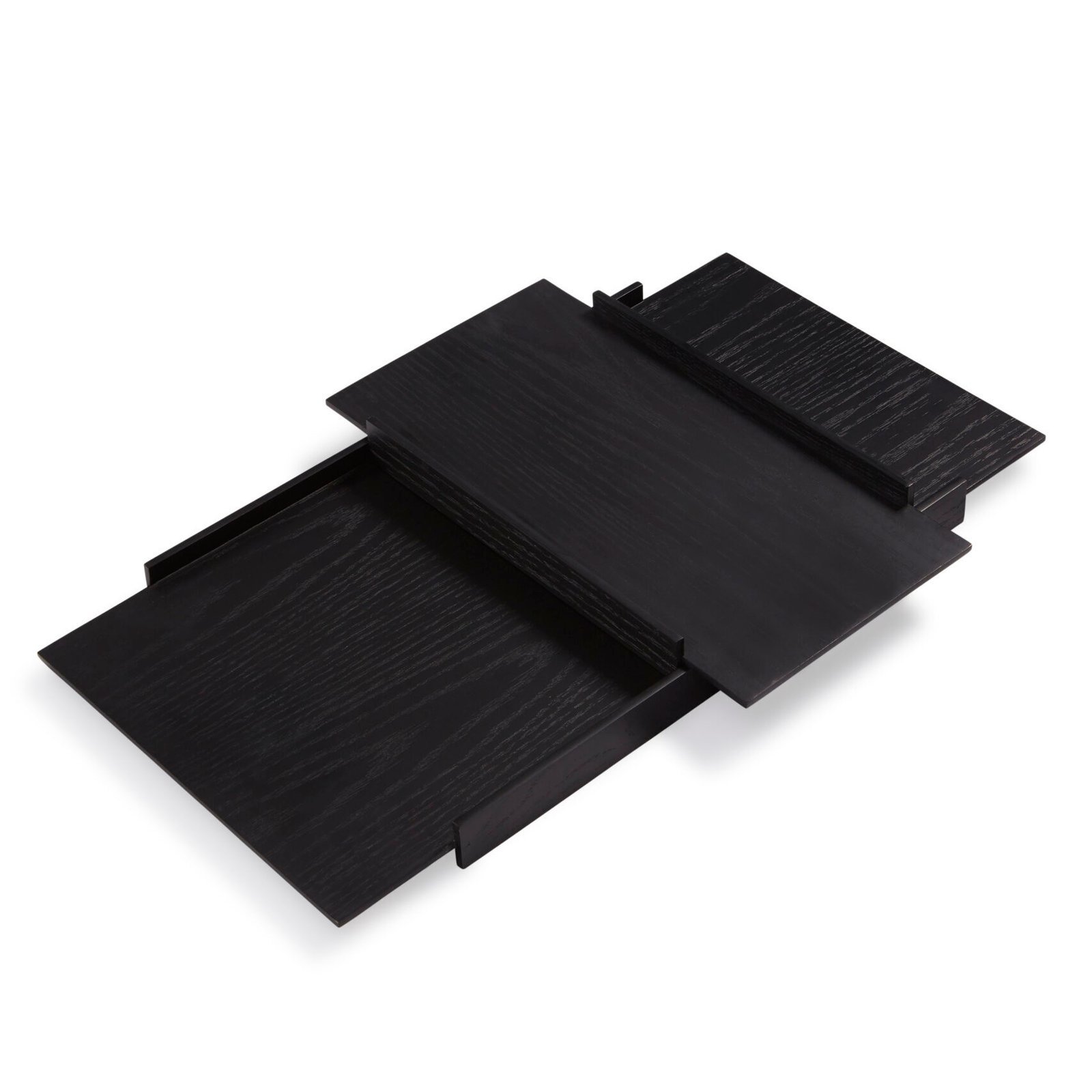 KANSO tray set / stained black ash