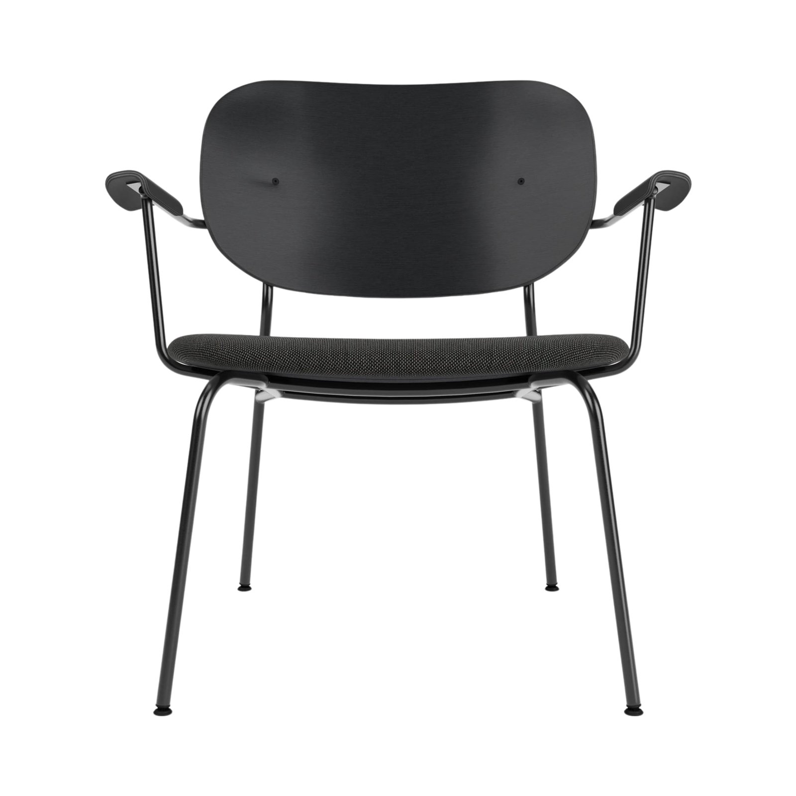 Co Lounge Chair, Metal Base, Textile