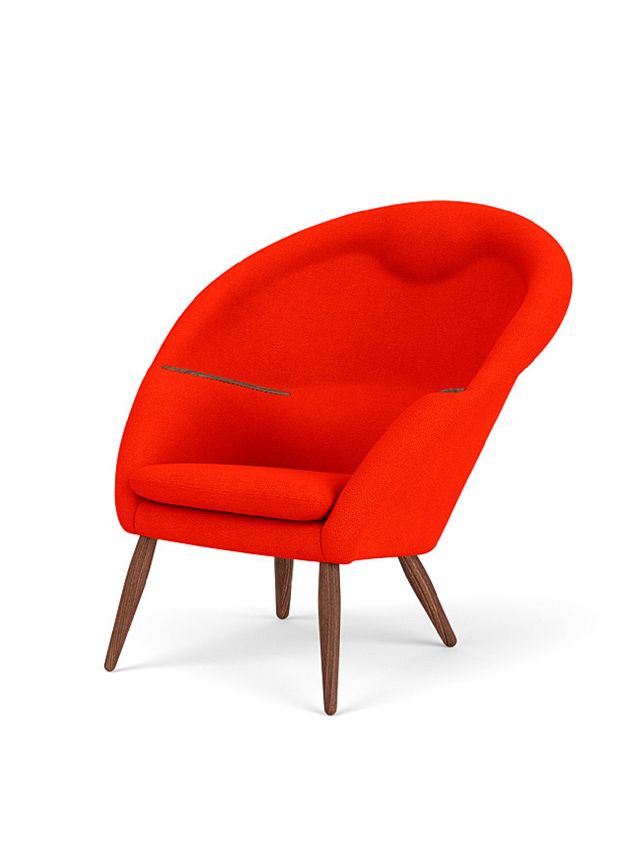 Oda Lounge Chair, Wooden Base