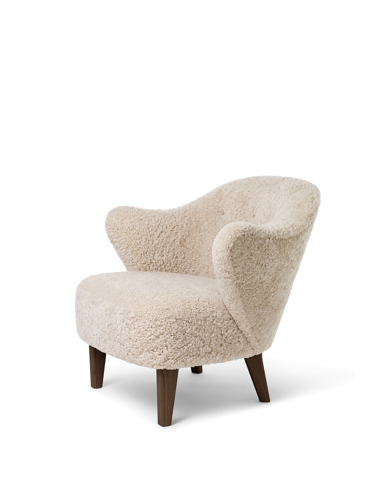 Ingeborg Lounge Chair, Wooden Base, Leather