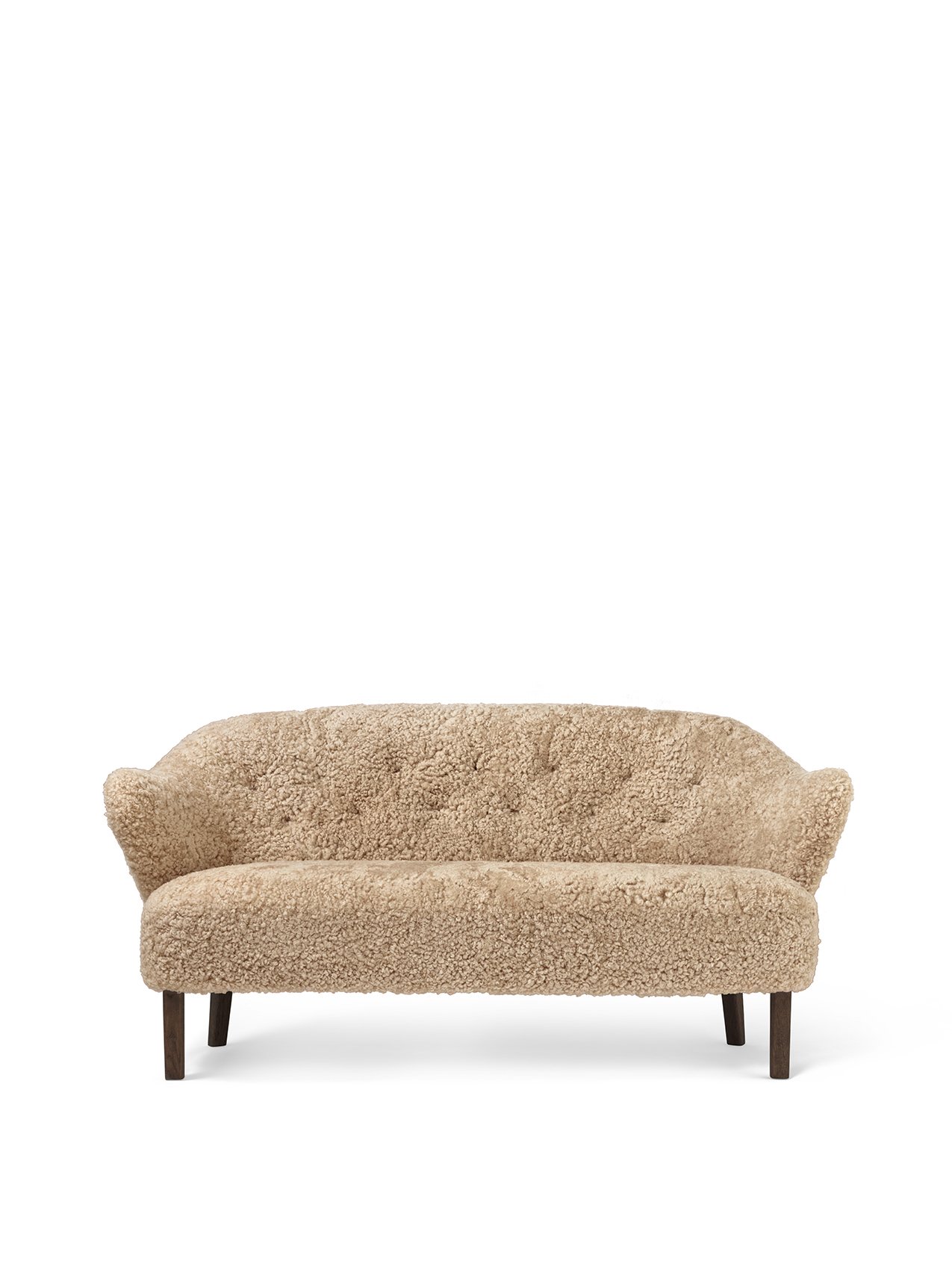 Ingeborg Sofa, Wooden Base, Leather