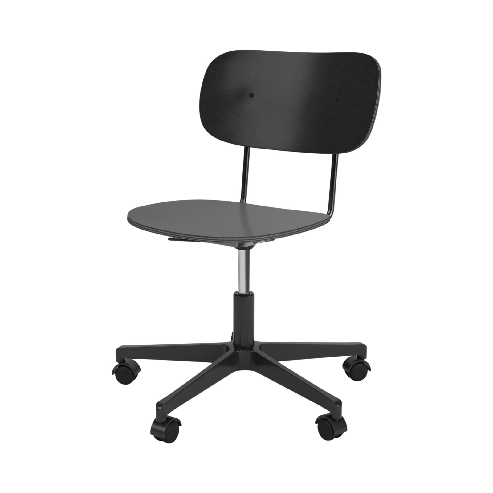 Co Task Chair, Star Base With Casters, Unupholstered