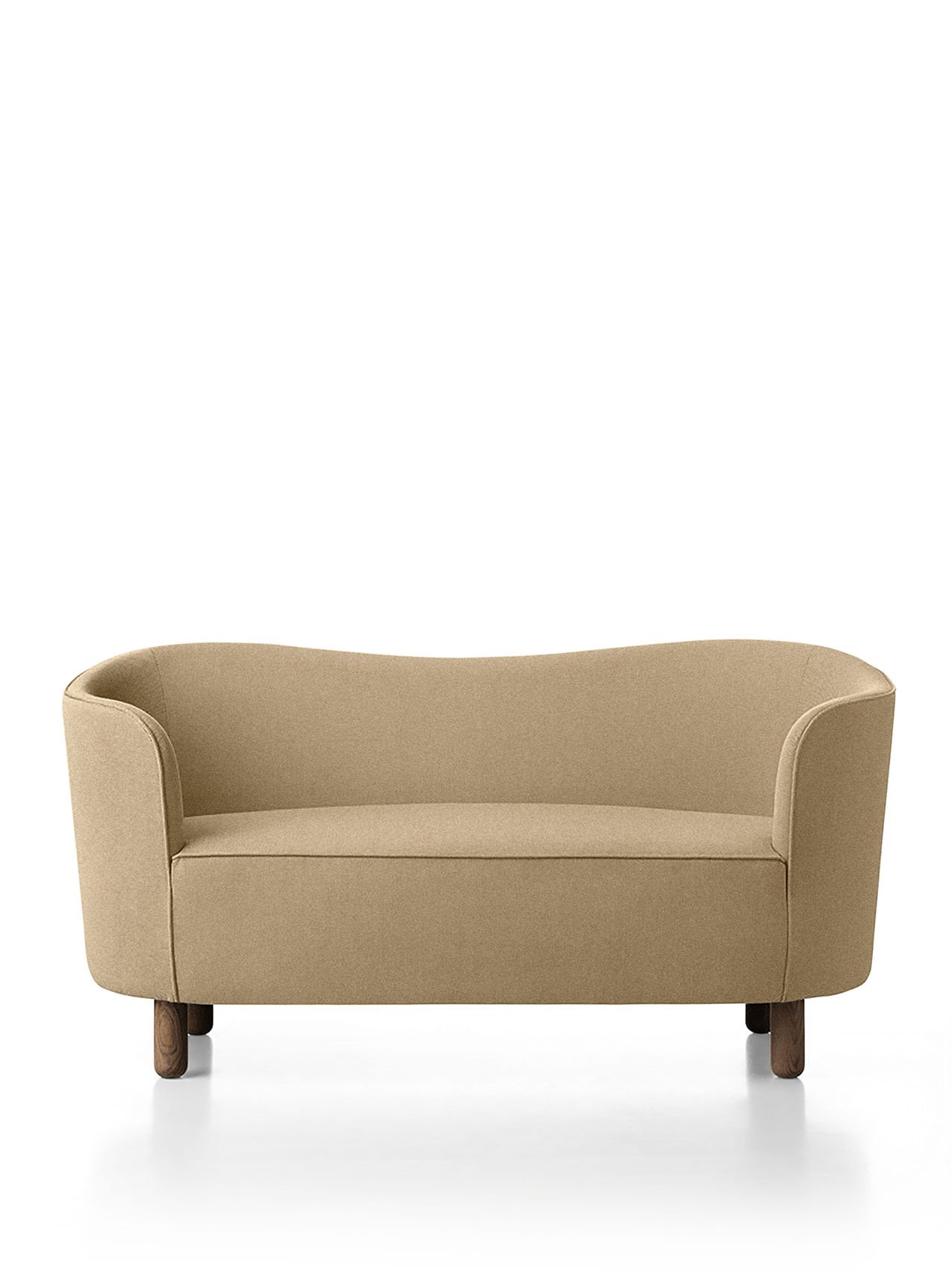Mingle Sofa, Wooden Base, Textile