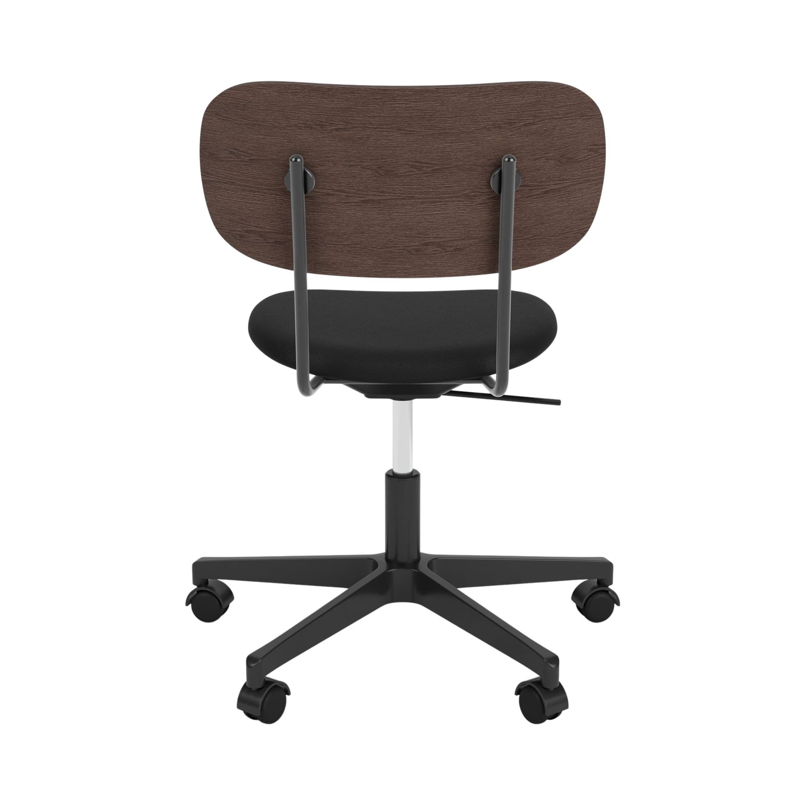 Co Task Chair, Star Base With Casters, Leather