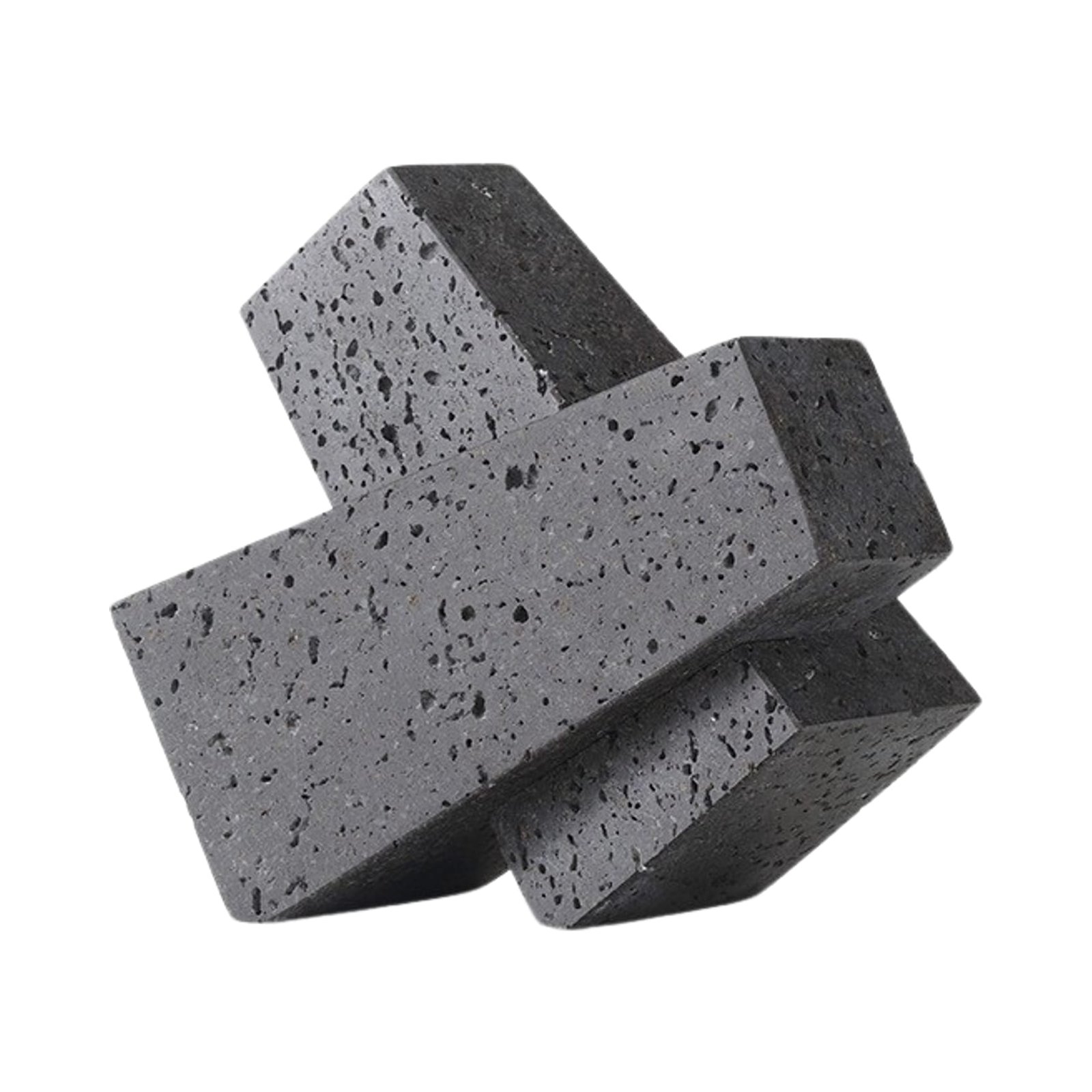 Converge Bookends, Stone, Lava