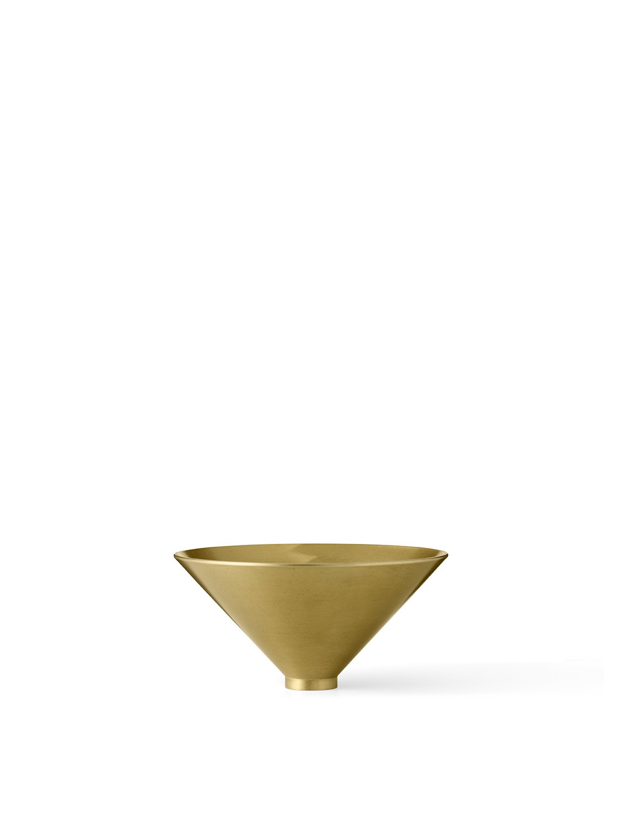 Taper Bowl, Brass