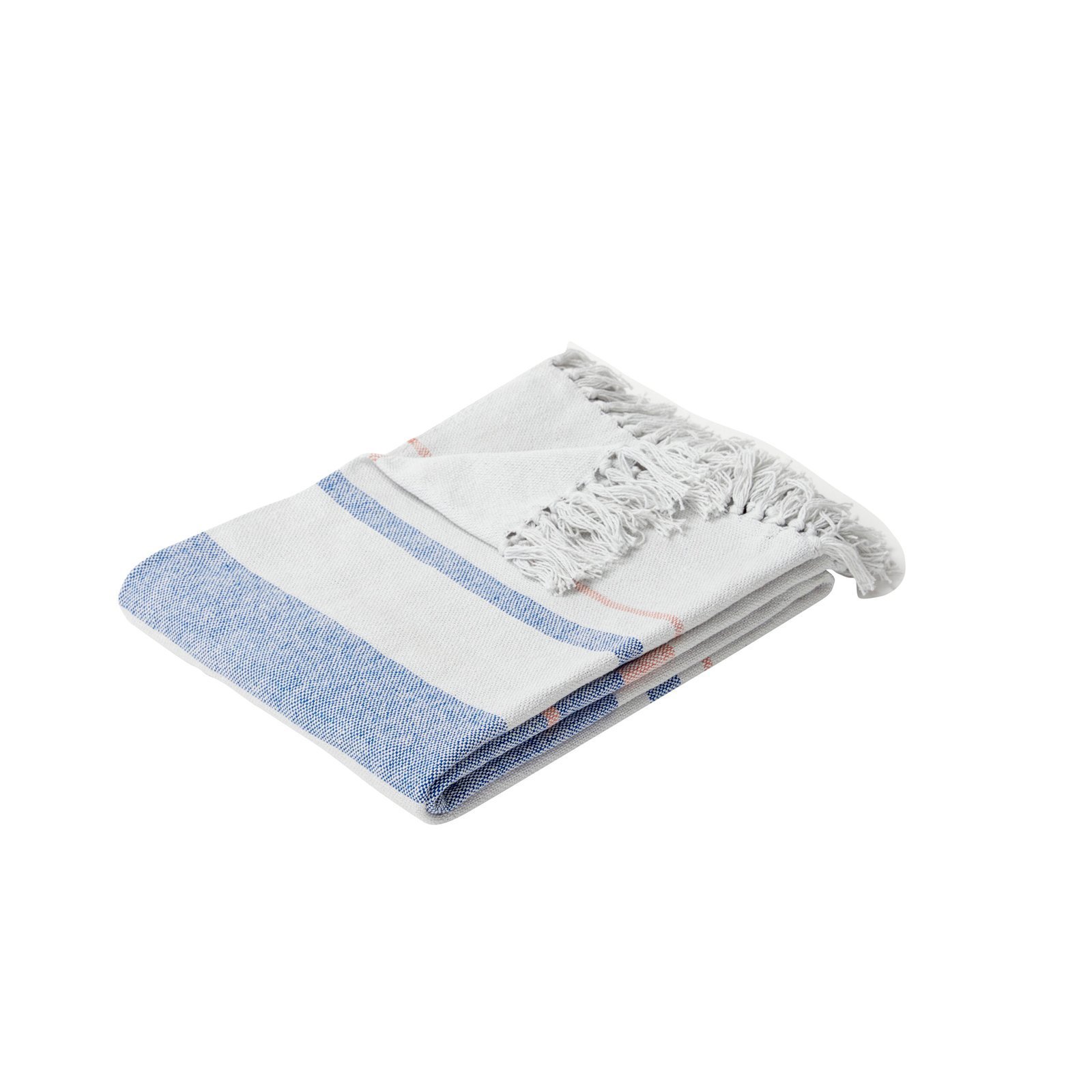 Shell Plaid  Blå/Hvid