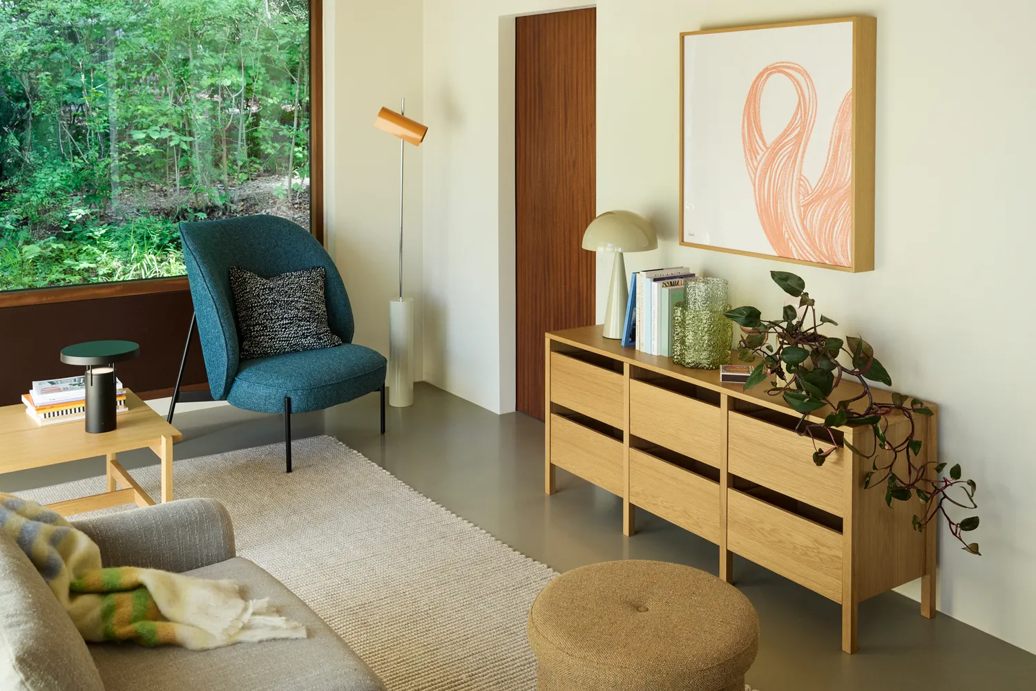 Blend Cushion Dark blue