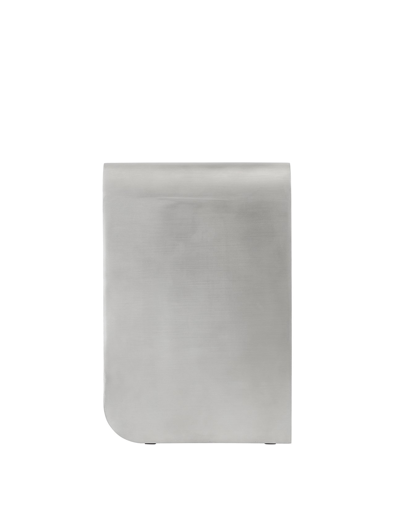 Volume Side Table, Side - Aluminium