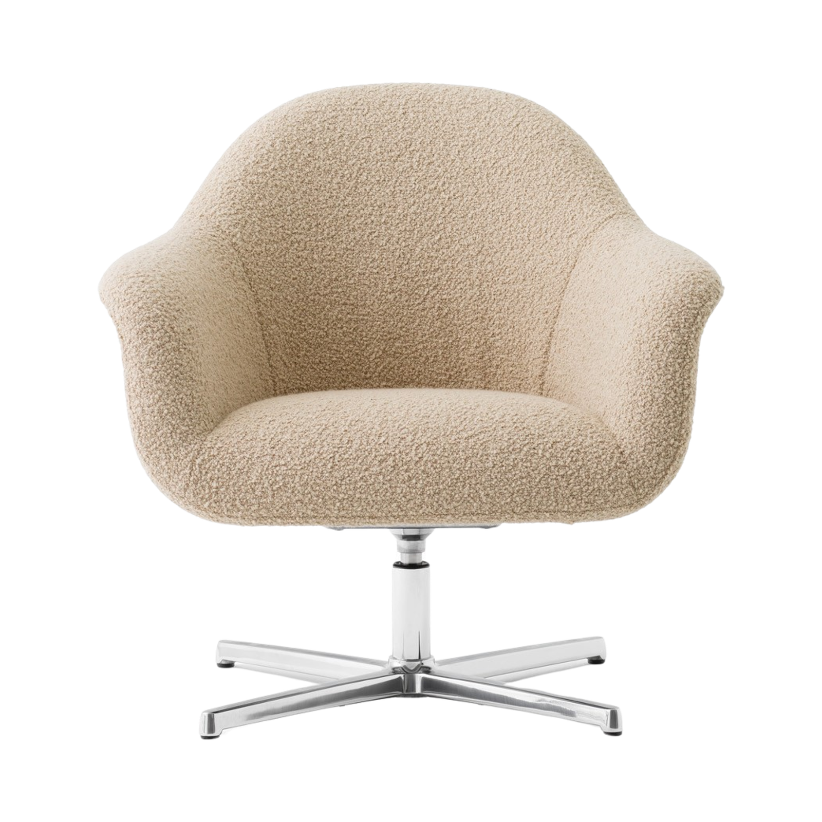 Harbour Lounge Chair, Star Base With Swivel, Textile