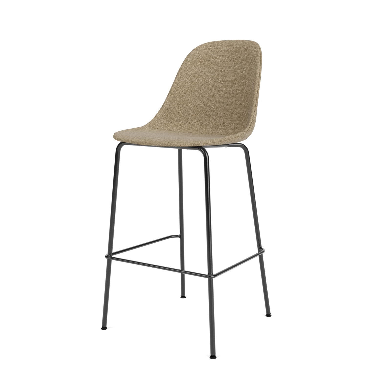 Harbour Side Bar Chair, Metal Base, Textile