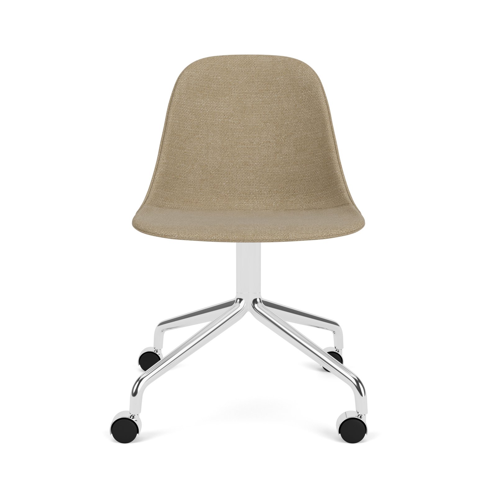 Harbour Side Dining Chair, Star Base With Casters, Textile