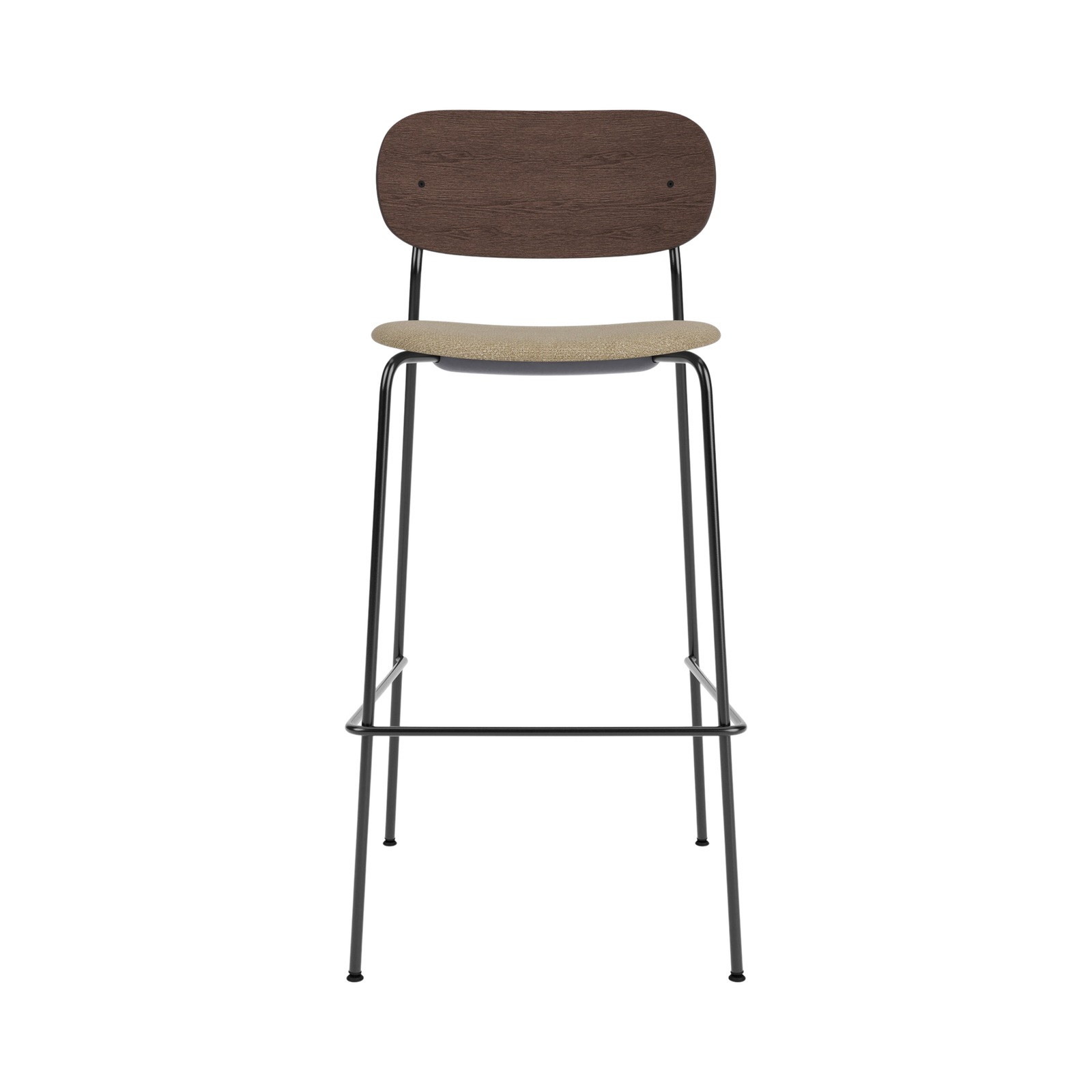 Co Bar Chair, Metal Base, Textile
