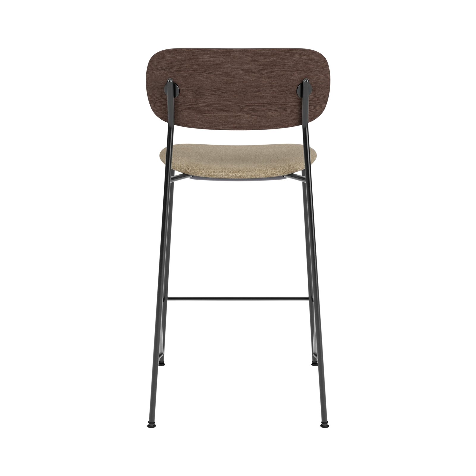 Co Counter Chair, Metal Base, Textile