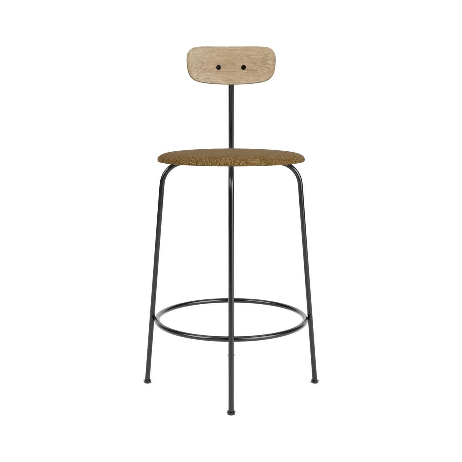 Afteroom Counter Chair, Metal Base, Textile