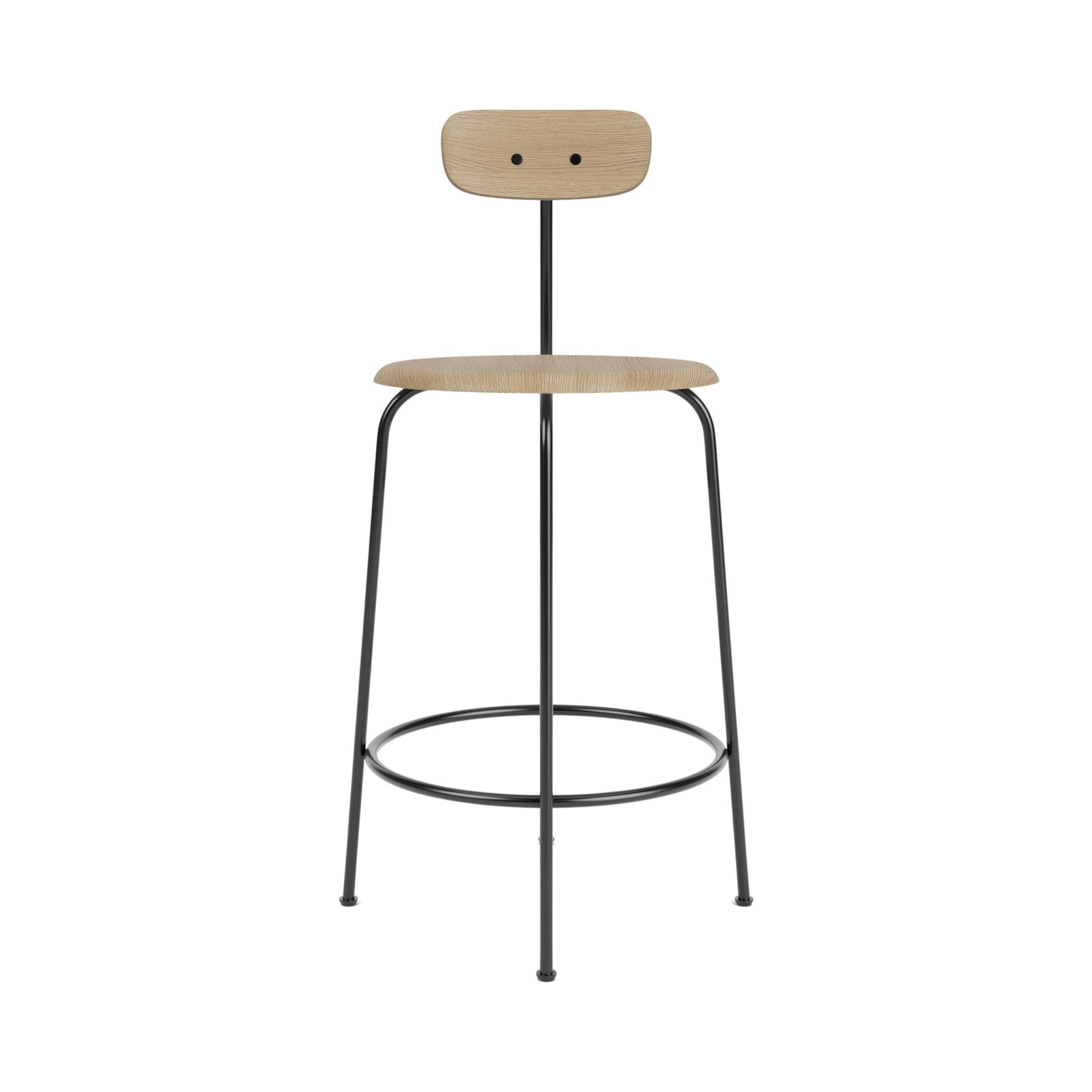 Afteroom Counter Chair, Metal Base, Unupholstered