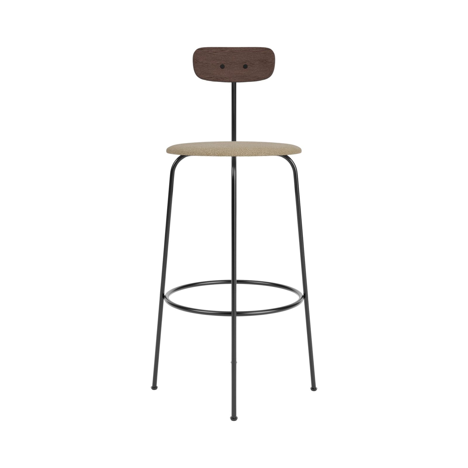 Afteroom Bar Chair, Metal Base, Textile
