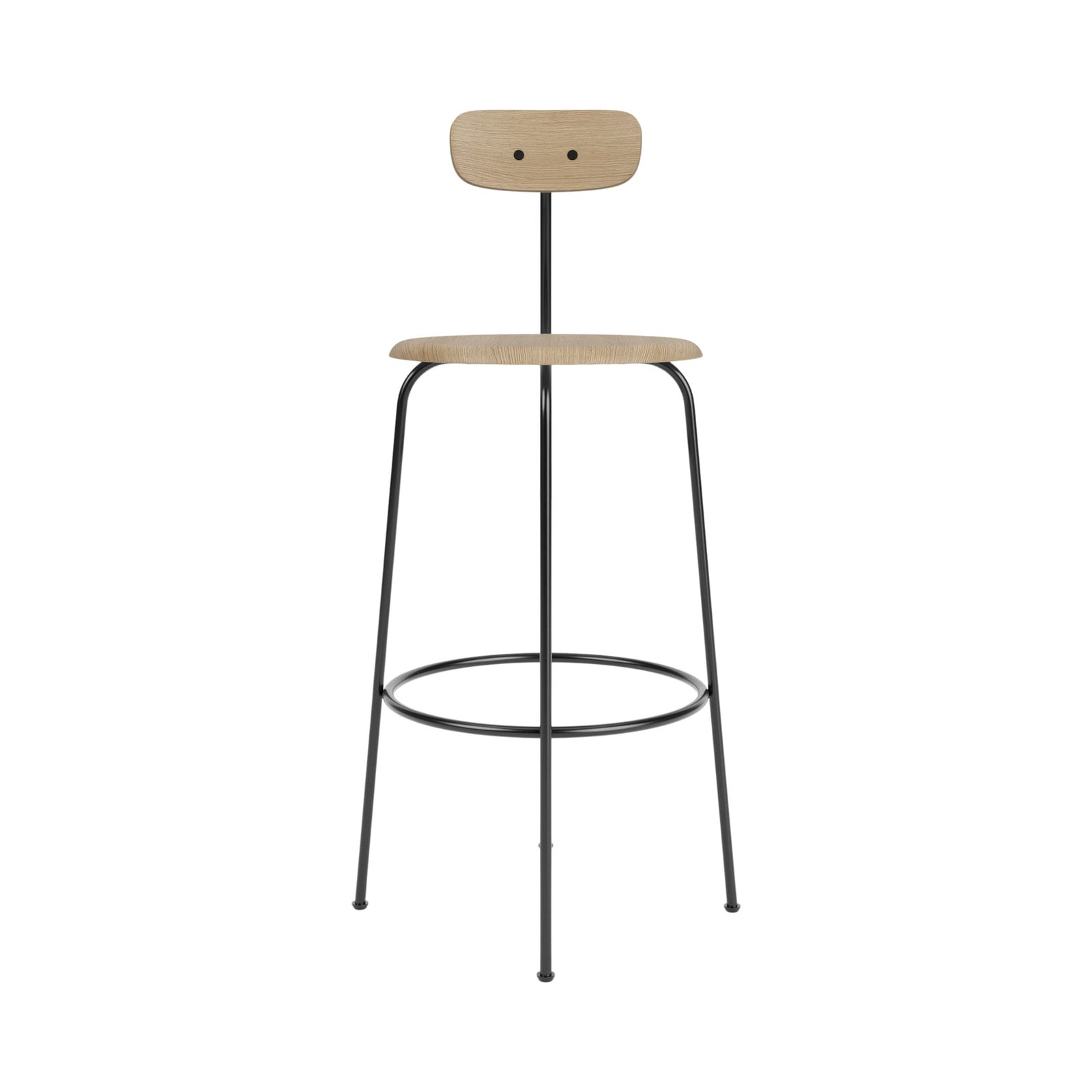 Afteroom Bar Chair, Metal Base, Unupholstered