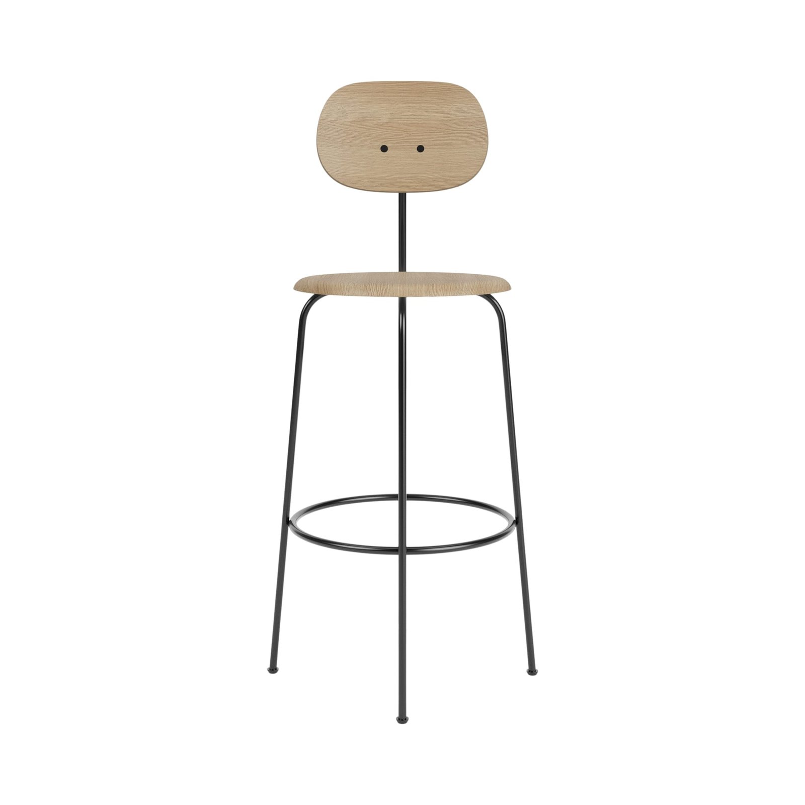Afteroom Bar Chair Plus, Metal Base, Unupholstered