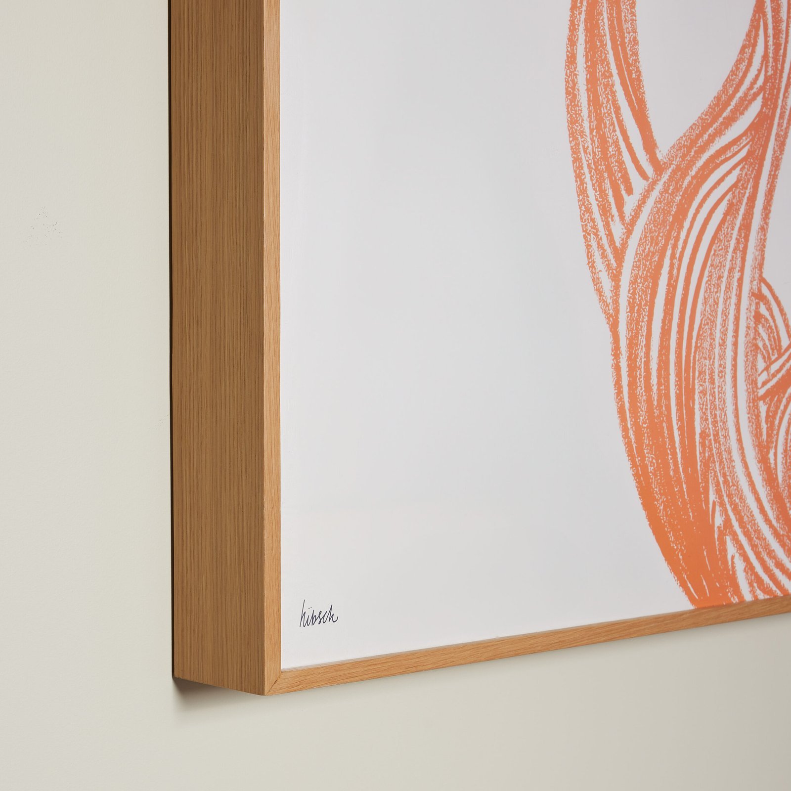 Hello Ramme 80x80 Natur