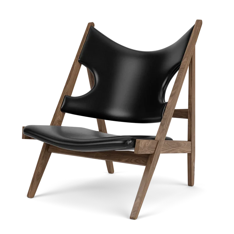 Knitting Lounge Chair, Leather