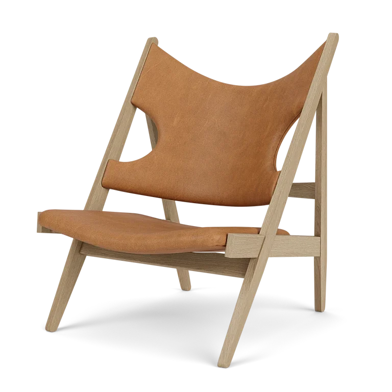 Knitting Lounge Chair, Leather