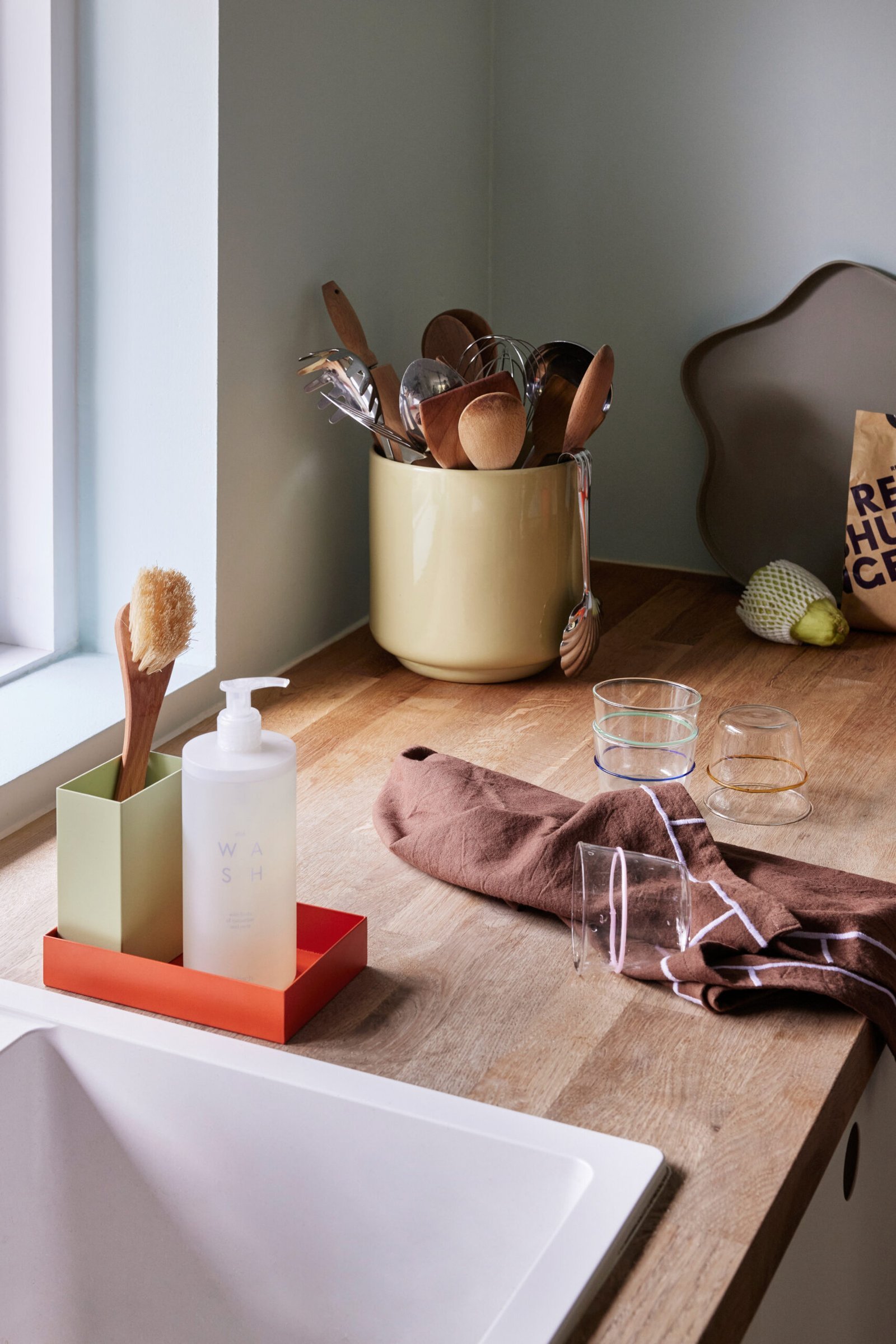 Easypeasy Viskestykke Brun/Lilla