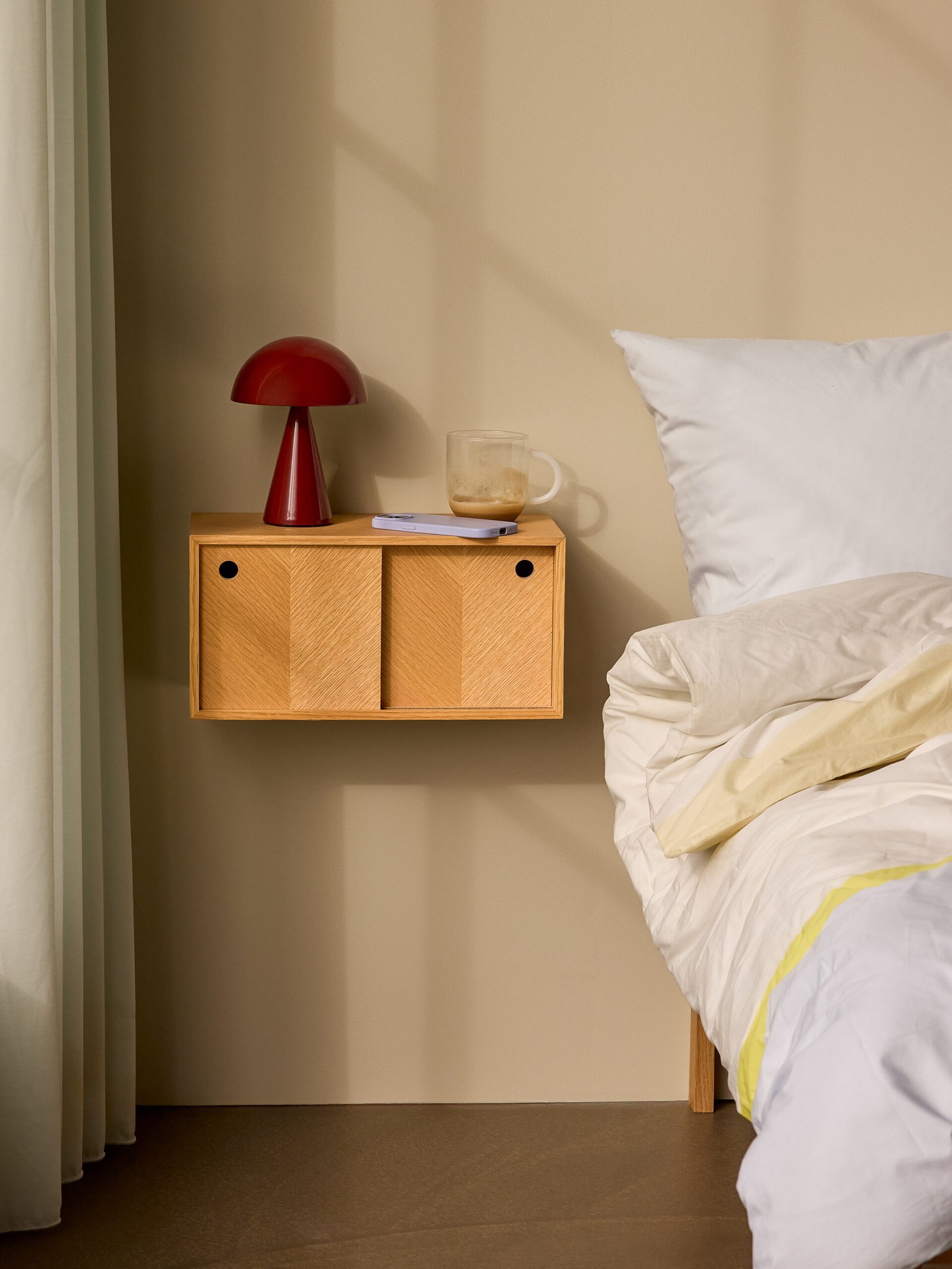 Herringbone Reol  Natur