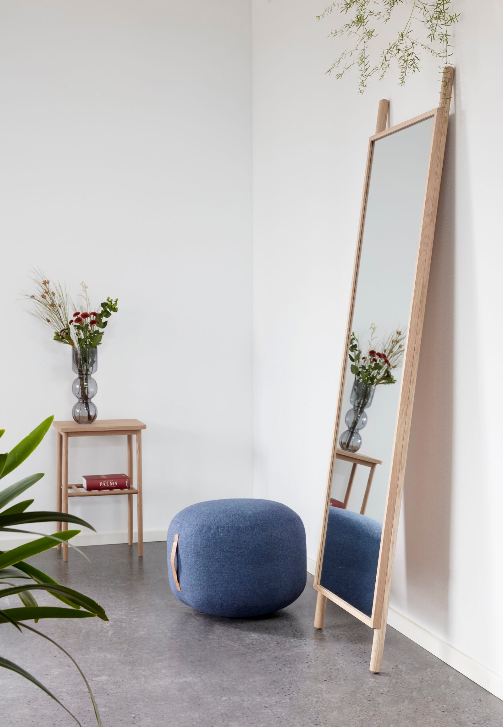 Lean Gulvspejl Natur