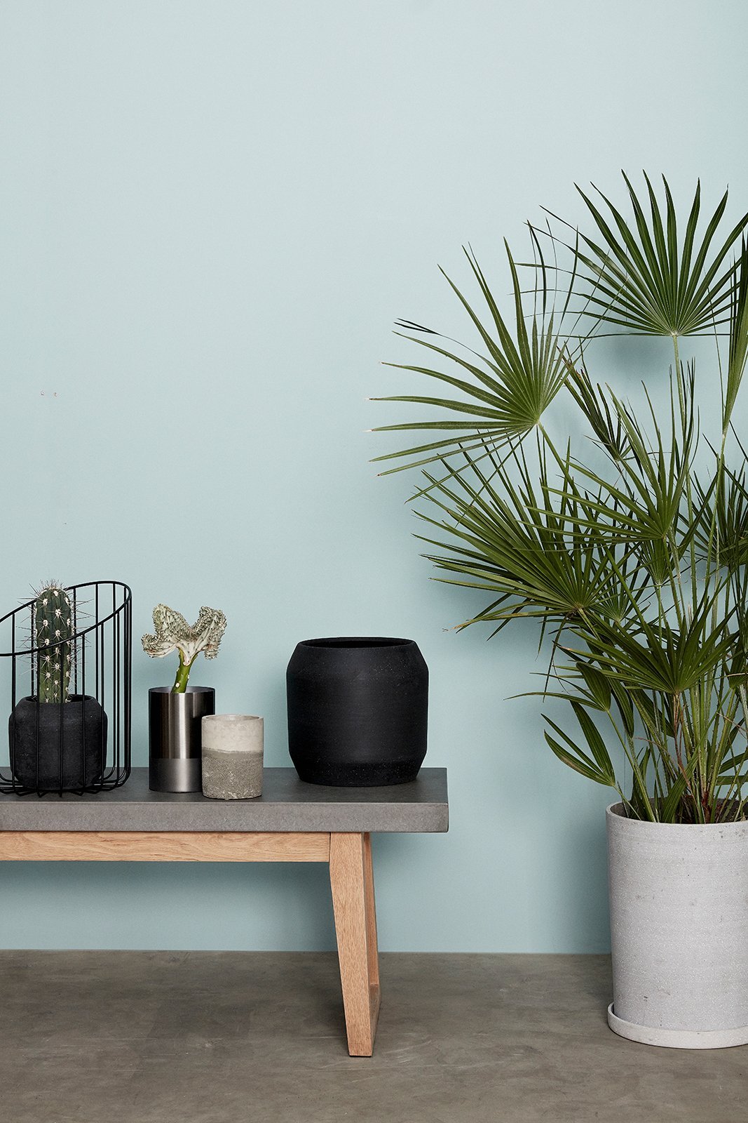 Podium Potte Large Grå (sæt af 2)