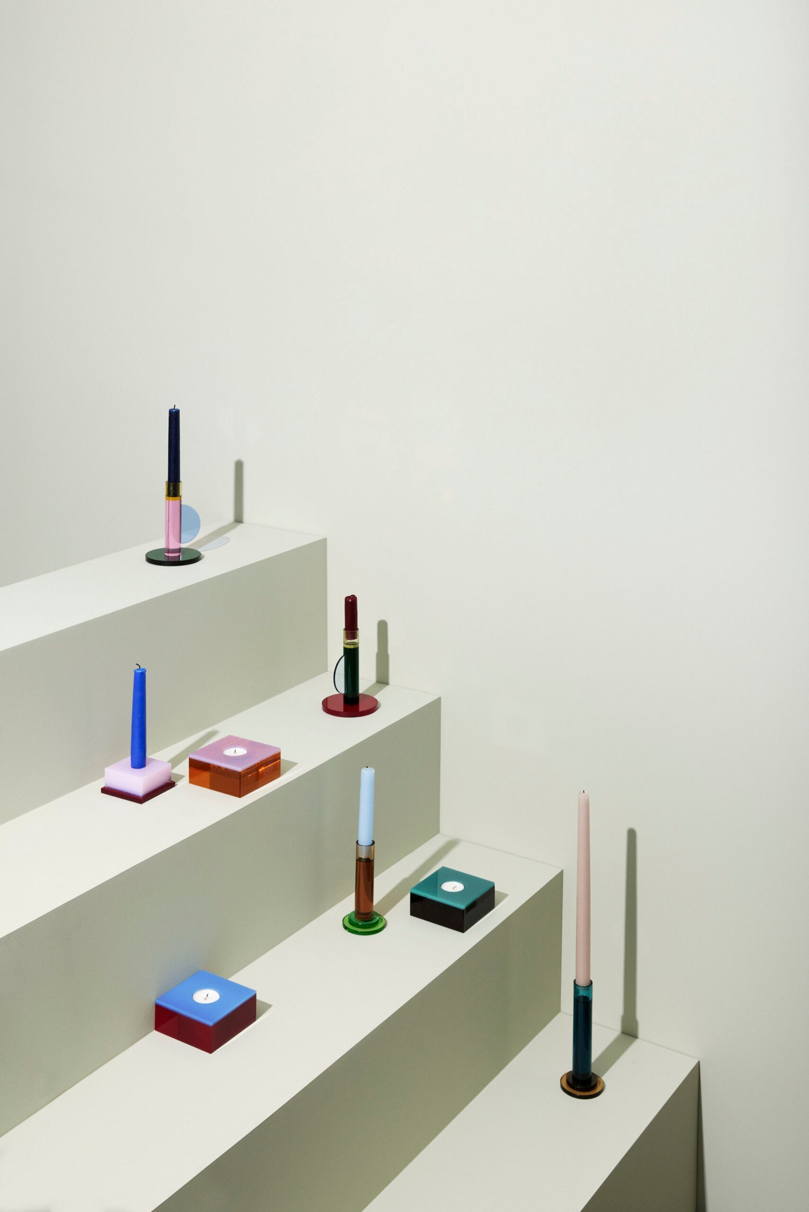 Comet Lysestager Ravfarve (sæt af 2)