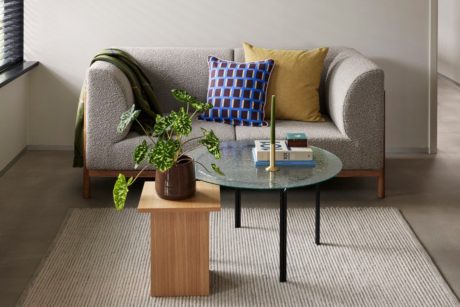 Agenda Pude  Blå/ Flerfarvet