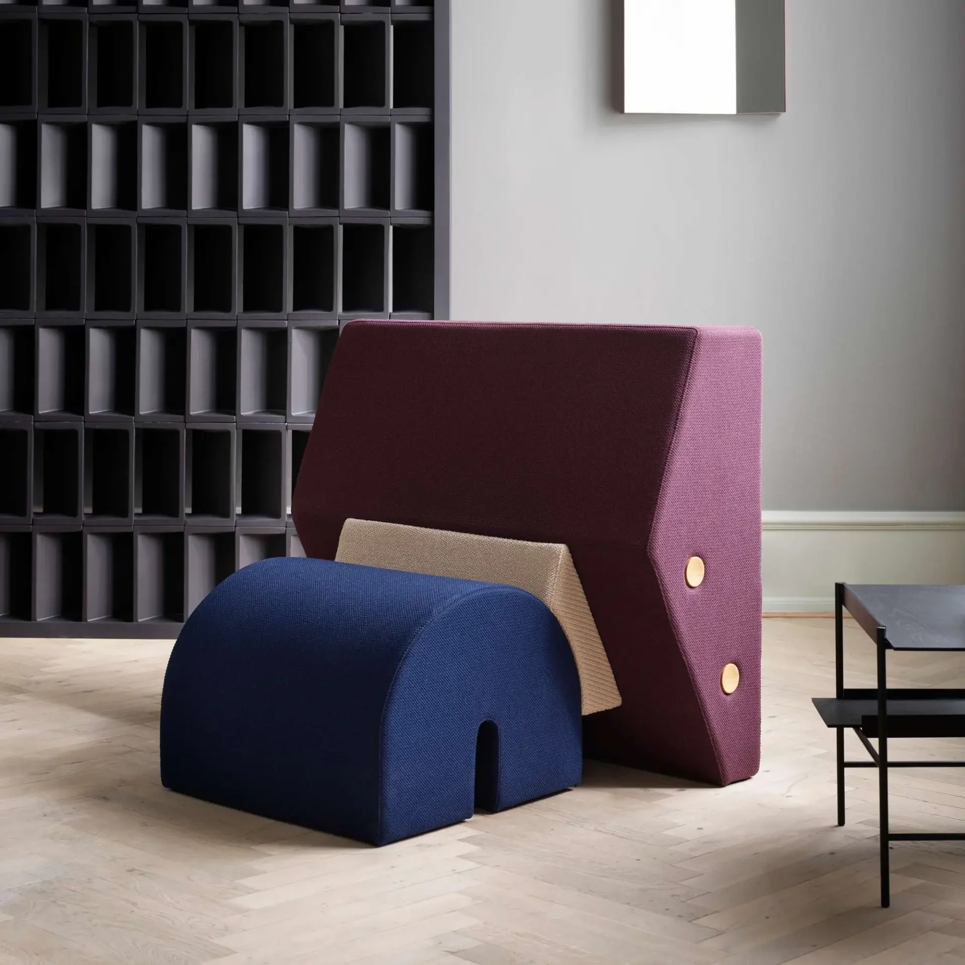 KEYSTONE - Fig Purple/Off White/ Navy Blue