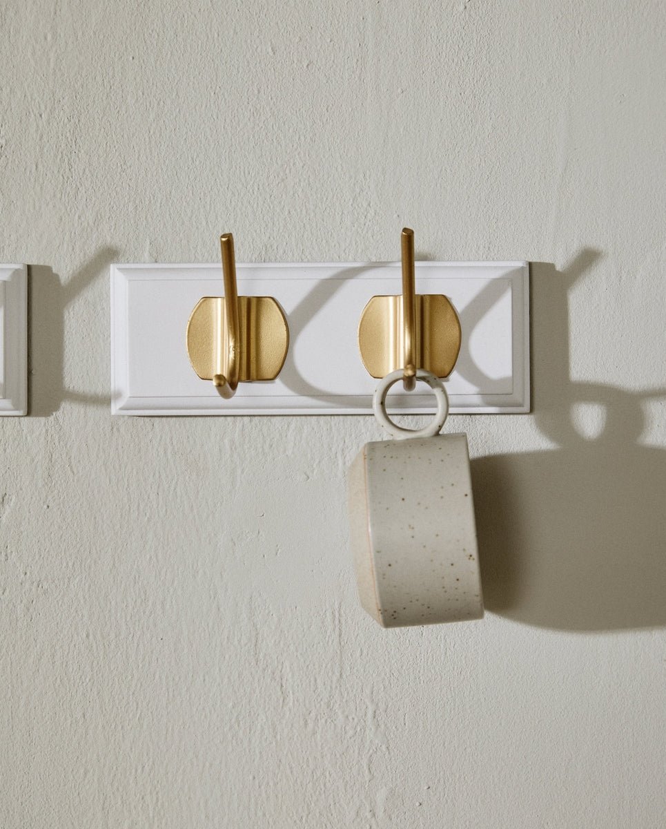 EDGY coat rack, 2 hooks
