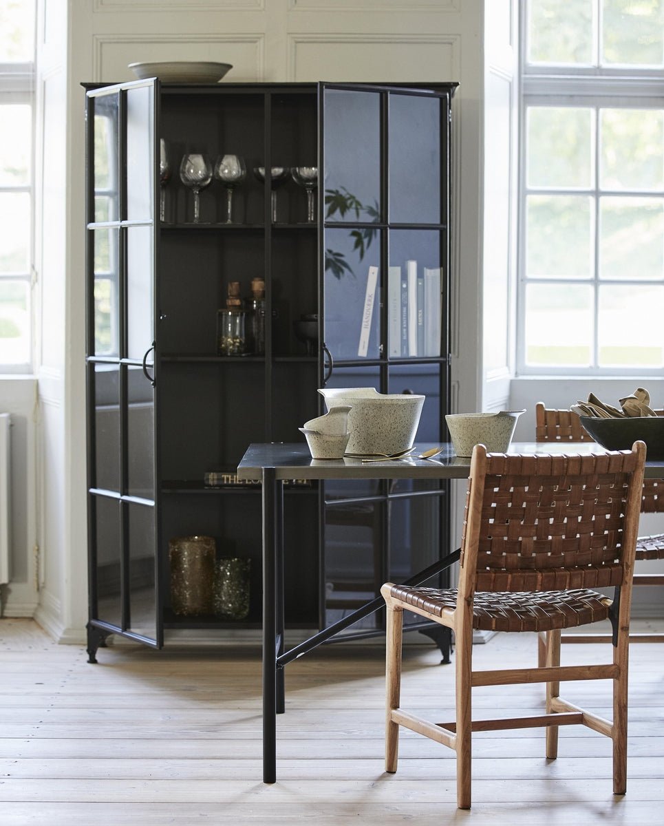 DOWNTOWN cabinet, 2 doors, 185x120  - black
