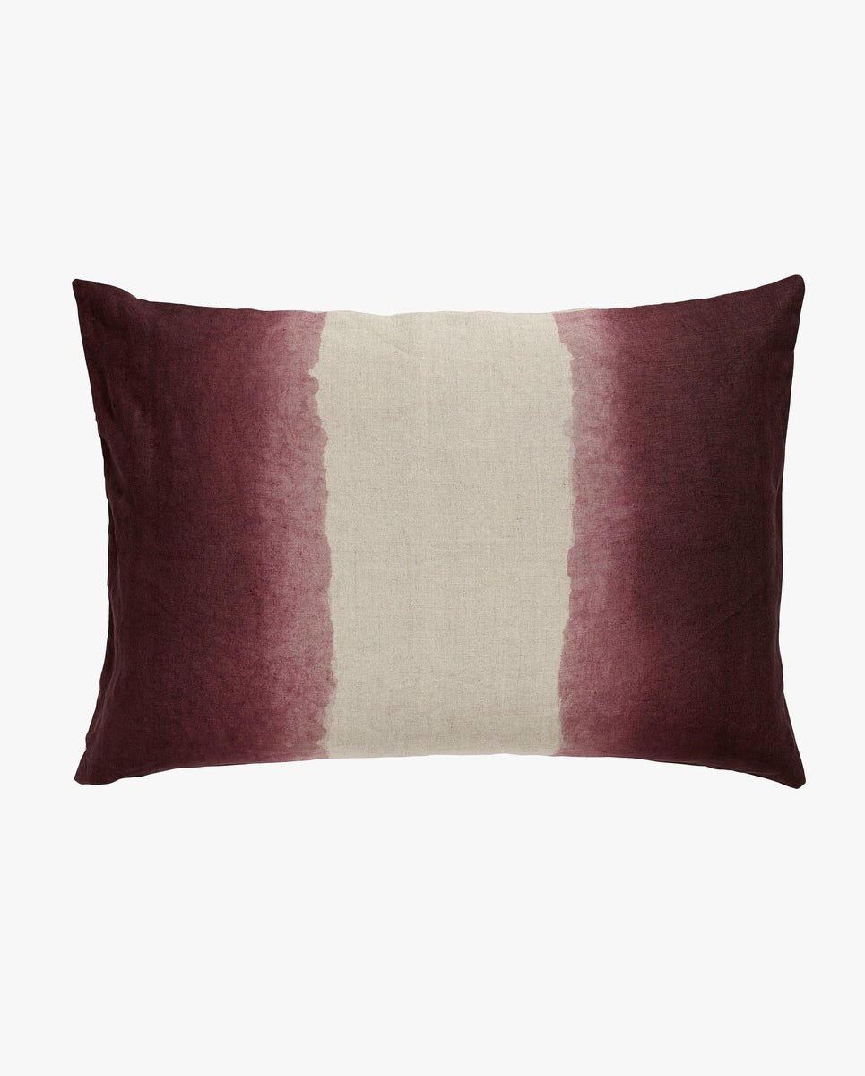 Cushion cover - dark rose/beige