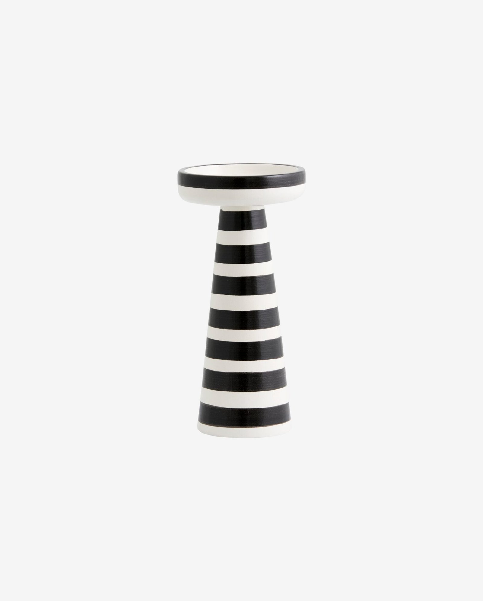 CUMO candle holder - black/white